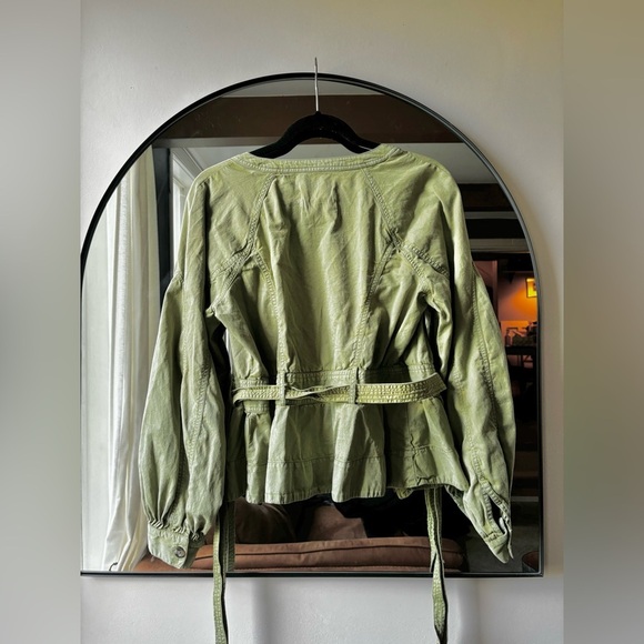 ANTHROPOLOGIE | Belted utility jacket | size small - Picture 4 of 11